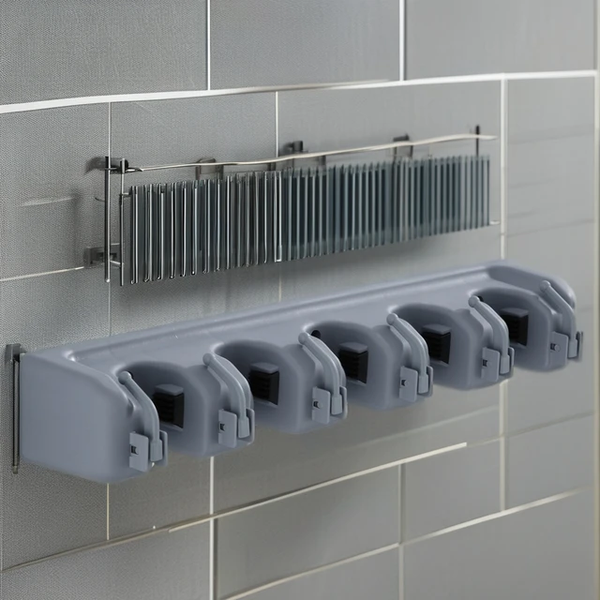 Mop and broom Holder Wall