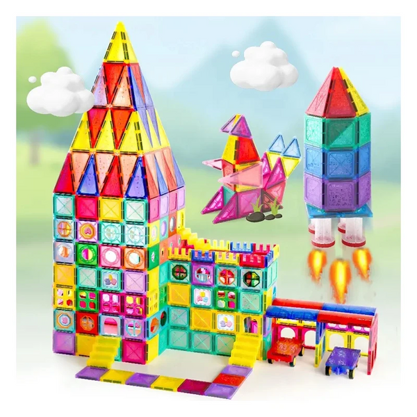 110PCs Magnetic Building Blocks