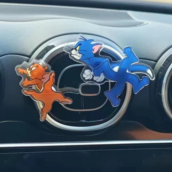 Promotional car decorations Toys tom and jerry (2 PCs)