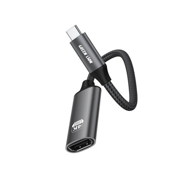 Green Lion 4K USB-C to HDMI Adapter Cable - Black