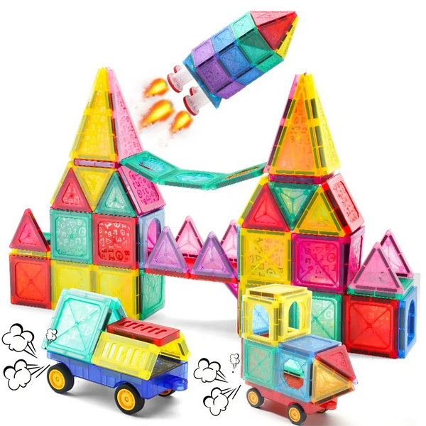 110PCs Magnetic Building Blocks