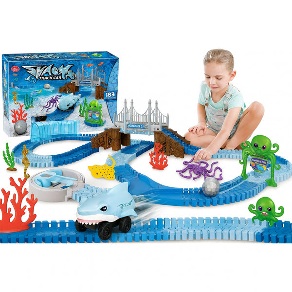 183PCs Shark Track Car
