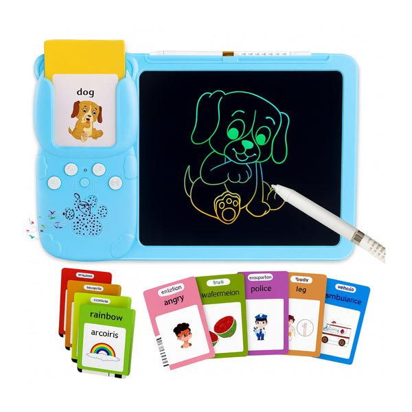 2 in 1 Drawing Board & Card Learning Machine (112 Cards)