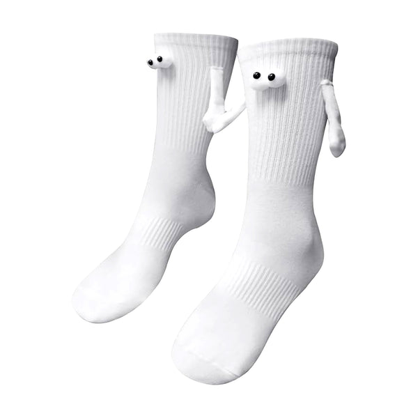 Couple Magnetic Hand Holding Socks