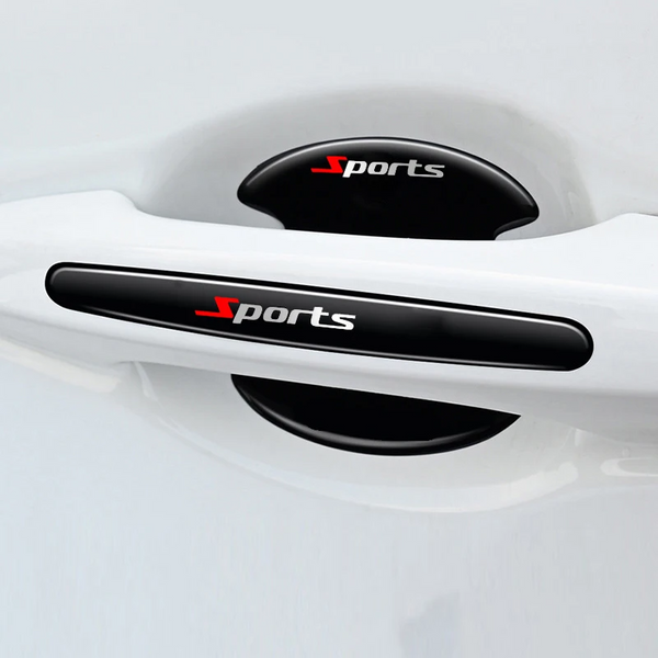 Black car door bowl protection anti-scratch (8 PCs)