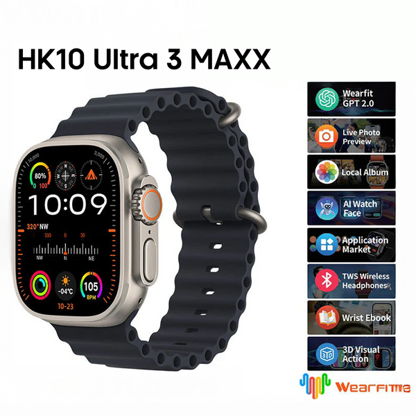 HK10 Ultra 3 Multifuncional Smart Watch