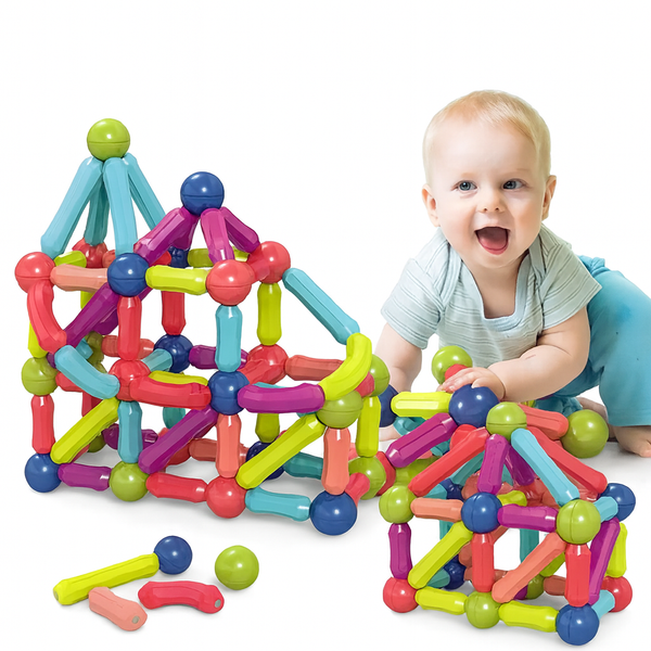 42PCs Magnetic Building Block Sticks Balls for Kids