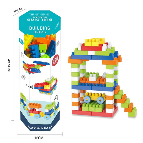 220PCs DIY Building Blocks