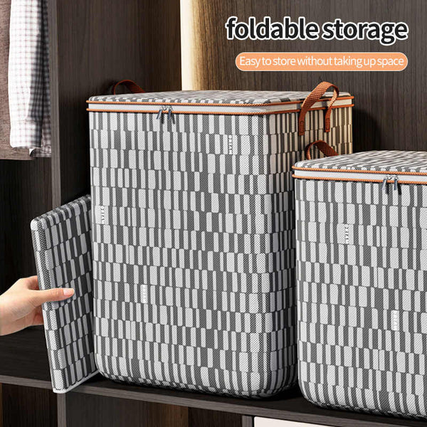 Quilts Storage Bags with Zipper Foldable