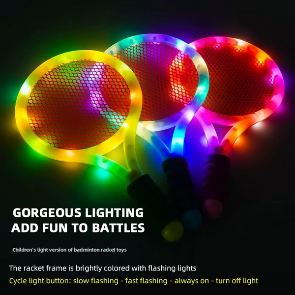 Kids Sport Training Game Toy Colorful Light 35 CM Small Tennis Racket