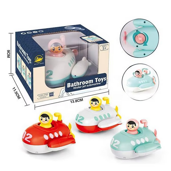 Double Nozzles Airship (Wind Up) Bathroom Toys