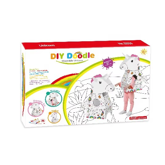 DIY Creative Graffiti Painting Drawing Paper Cardboard Wearable Doodle Toy