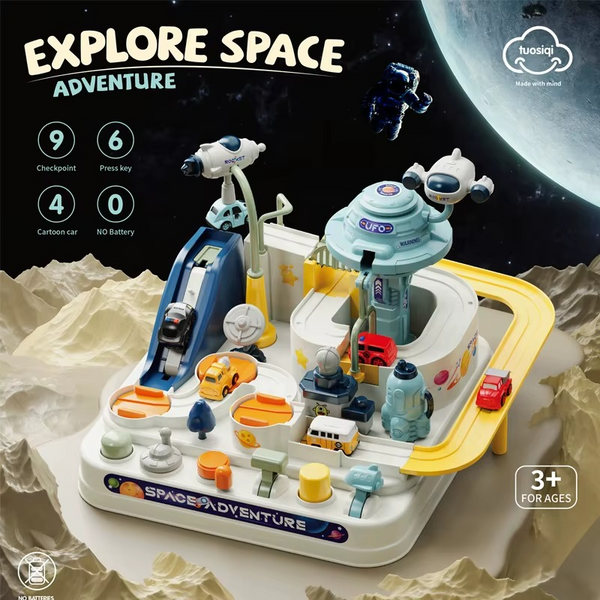 Space Themed Adventure 6 Buttons (4 Cars)