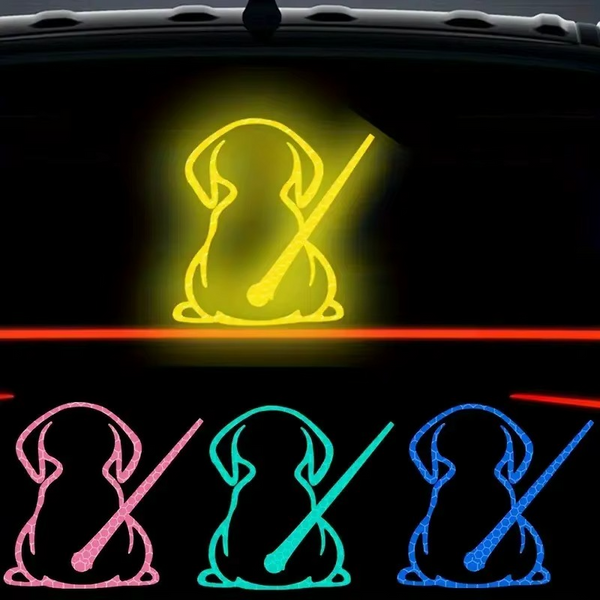 Fun Pet Dog Wagging Tail Design