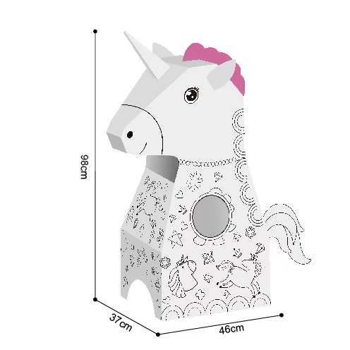 DIY Creative Graffiti Painting Drawing Paper Cardboard Wearable Doodle Toy