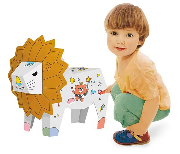 DIY 3D Lion Doodle