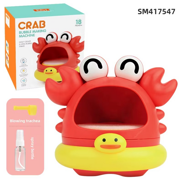 Crab Bubble Machine