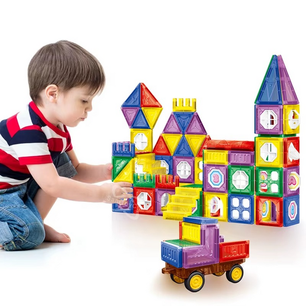 DIY Castle Magnetic Building Blocks