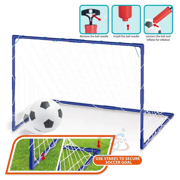 Single Goal Football Goal (white Net)
