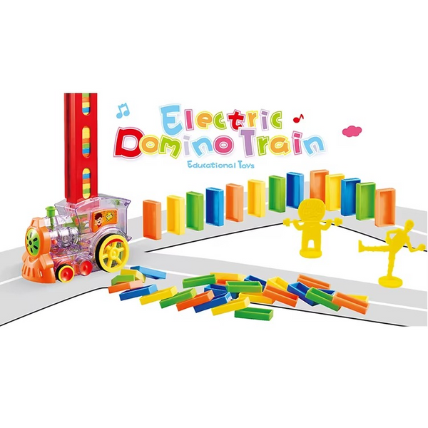 Electric Domino Train (with 80 Dominoes)