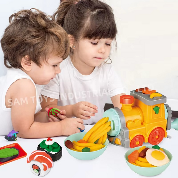 Handmade Toys Pretend Noodle Machine Modeling Clay Toy Non Toxic Play