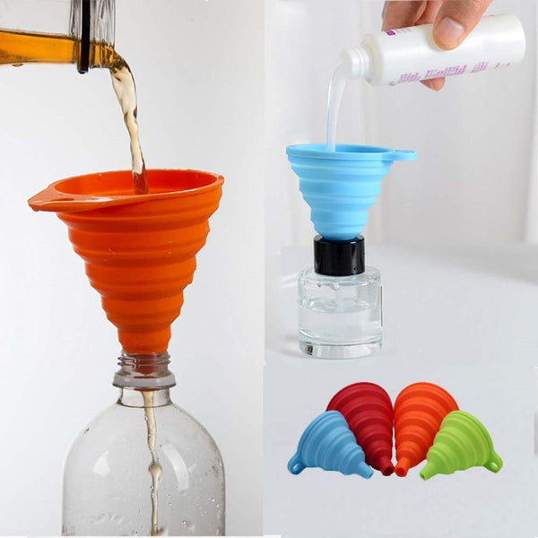 Foldable Silicone Collapsible Funnel