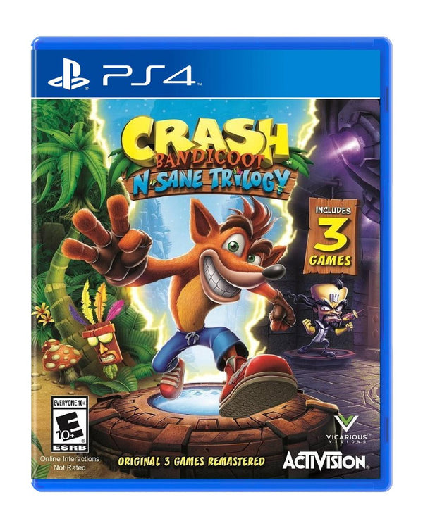 Used PS4 Crash Bandicoot N Sane Trilogy
