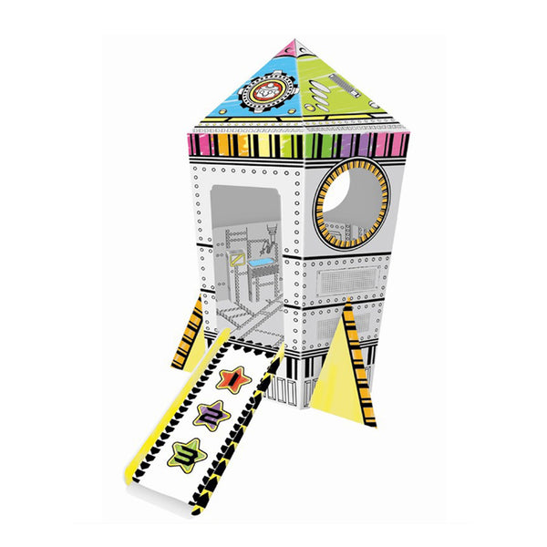 DIY Rocket House Doodle