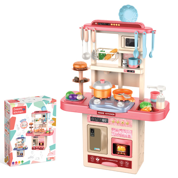 75CM Pink Kitchen with Sound and Light