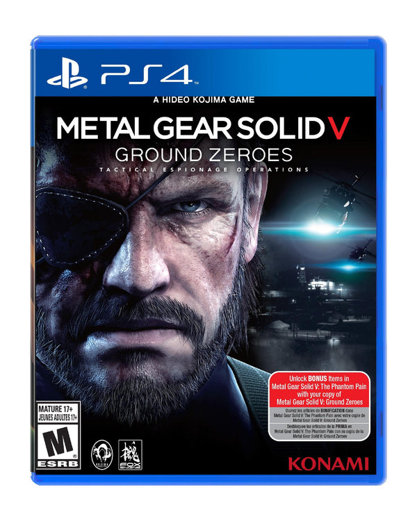 Used Ps4 Metal Gear Solid V (Ground Zeroes)