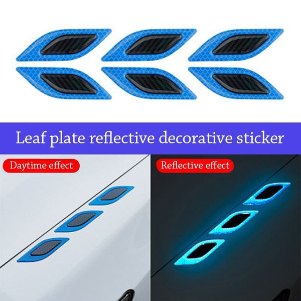 Up Leaf Plate - Reflective Stickers